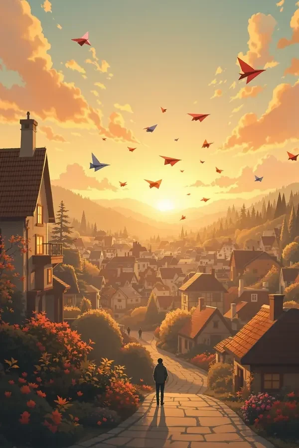 纸飞机航线 海报
